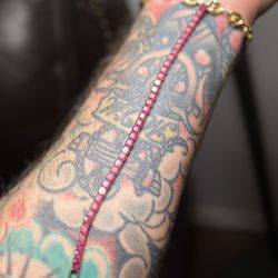 Beautiful 😍 !! Ruby Tennis Bracelet !