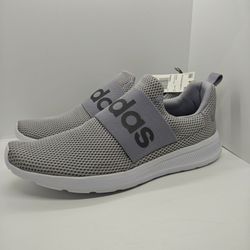 Adidas Lite Racer Adapt 4.0 Grey & White Size 12M No Box DS Only $20