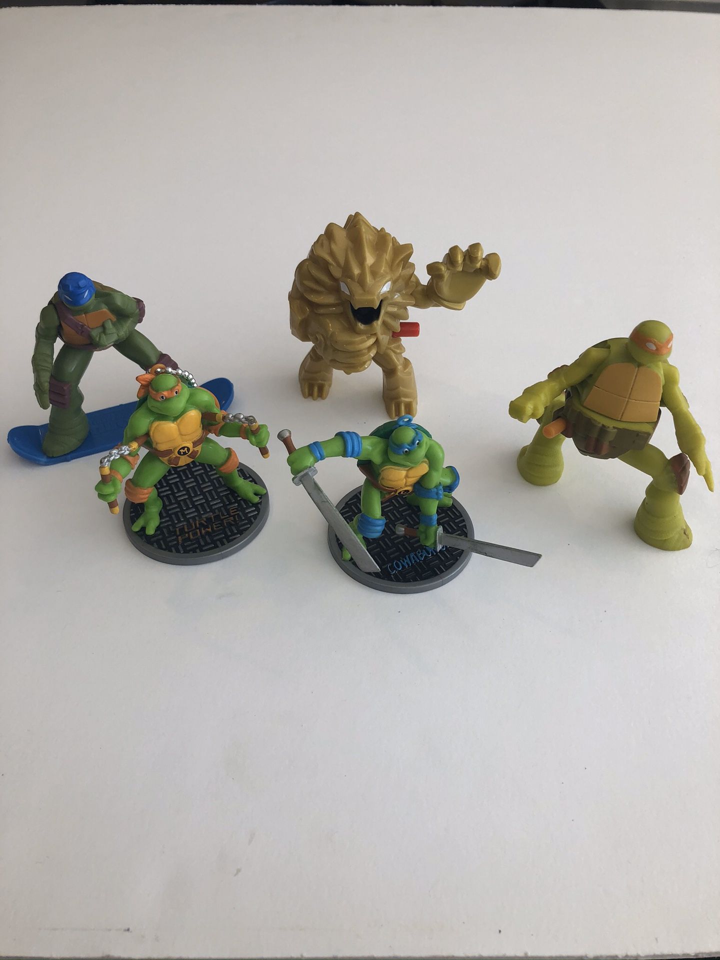 Ninja turtles figurines set of 5 action figures, Free Shipping