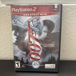 PlayStation 2 (PS2) Game 007 Everything Or Nothing CIB