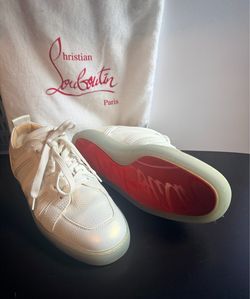 Christian Louboutin Vida Viva Metallic Low Top Sneaker Men 42/US 9