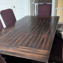Large dining room table