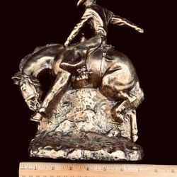 Gladys Brown Edward's Bronze Cowboy Bookends