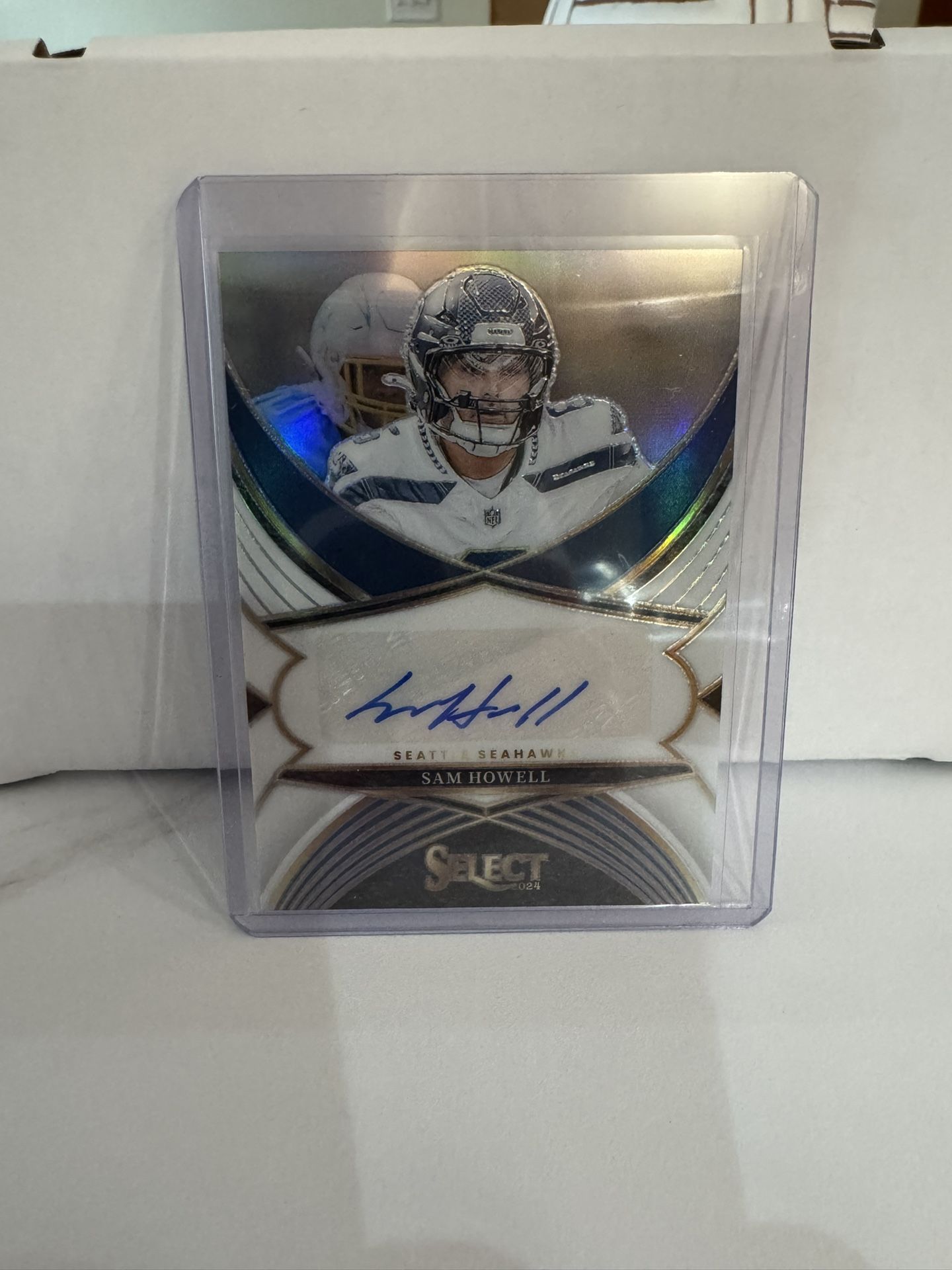 2024 Select Signatures Prizm - /50 Sam Howell #SSP-SHL Seattle Seahawks