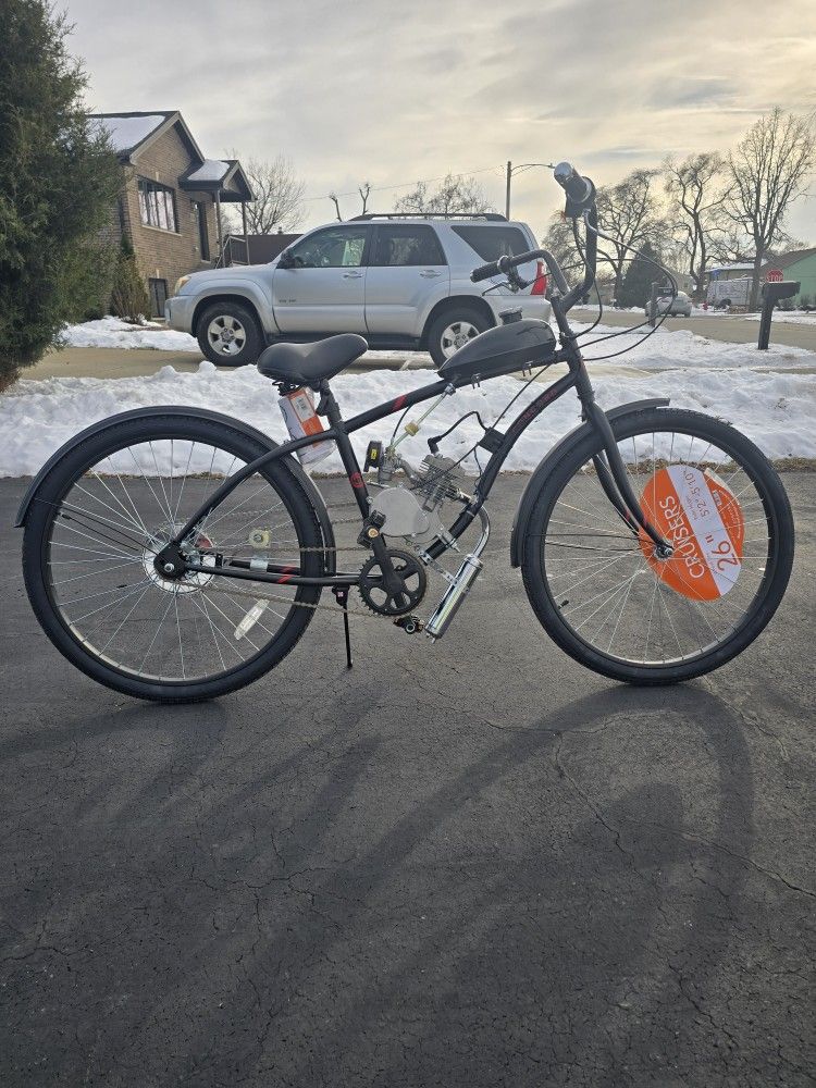 BRAND NEW 80CC CRUISER MOTORIZED BICYCLE