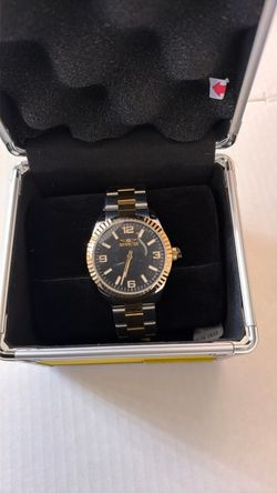 Invicta Two-Tone Gold+Stainless Steel Watch