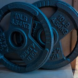 10 Lb Metal Weight Plates