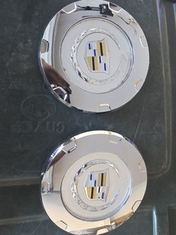 Cadillac Center Caps 2 With Just Blue