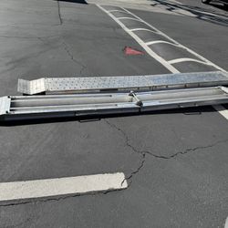 96 in. x 9”.5 Portable Aluminum Ramps for Bike, Motorcycle and ATV, Loading Ramp for Pickup Truck and Trailer, 