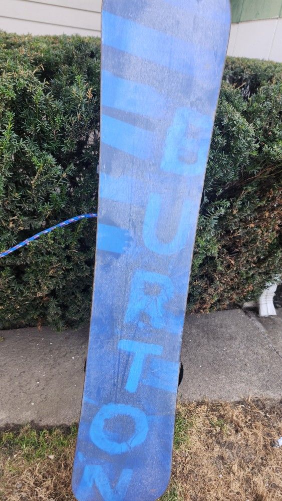 Burton Snowboard With Sims Bindings