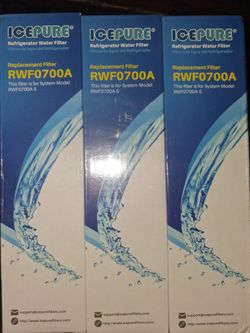 ICEPURE Refrigerator Water Filters RWF0700A, 3-pack (Samsung DA29-00020B replacement)