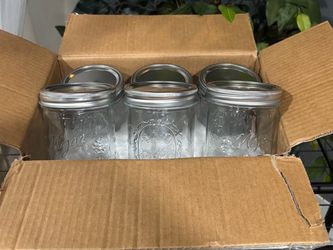 Glass Mason Jars with Lids