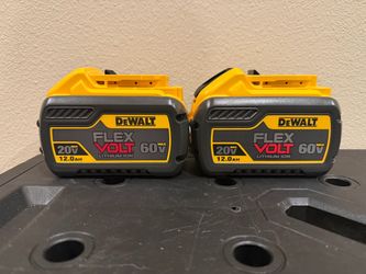 DeWalt FlexVolt 20V/60V 12.0Ah Batteries – Pair