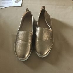 Gold Color Female Slip On