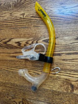 Swim training snorkel tube