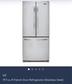 LG 19.7-cu ft French Door Refrigerator (Stainless Steel)