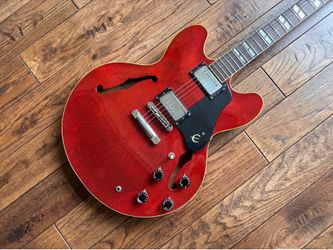 Rare Vintage 1980 Epiphone Riviera Matsumoku Blue Label Japan Semi-Hollow 335 MIJ