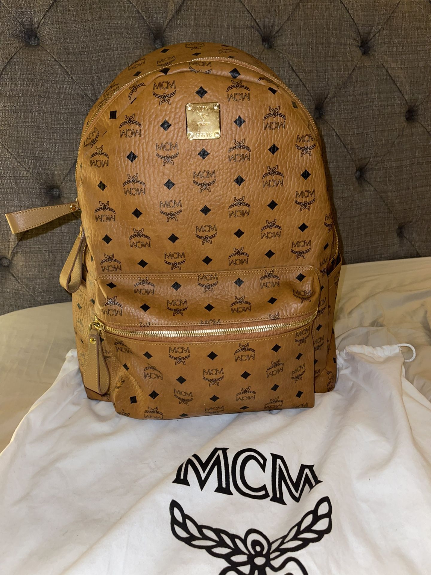 MCM Backpack Cognac