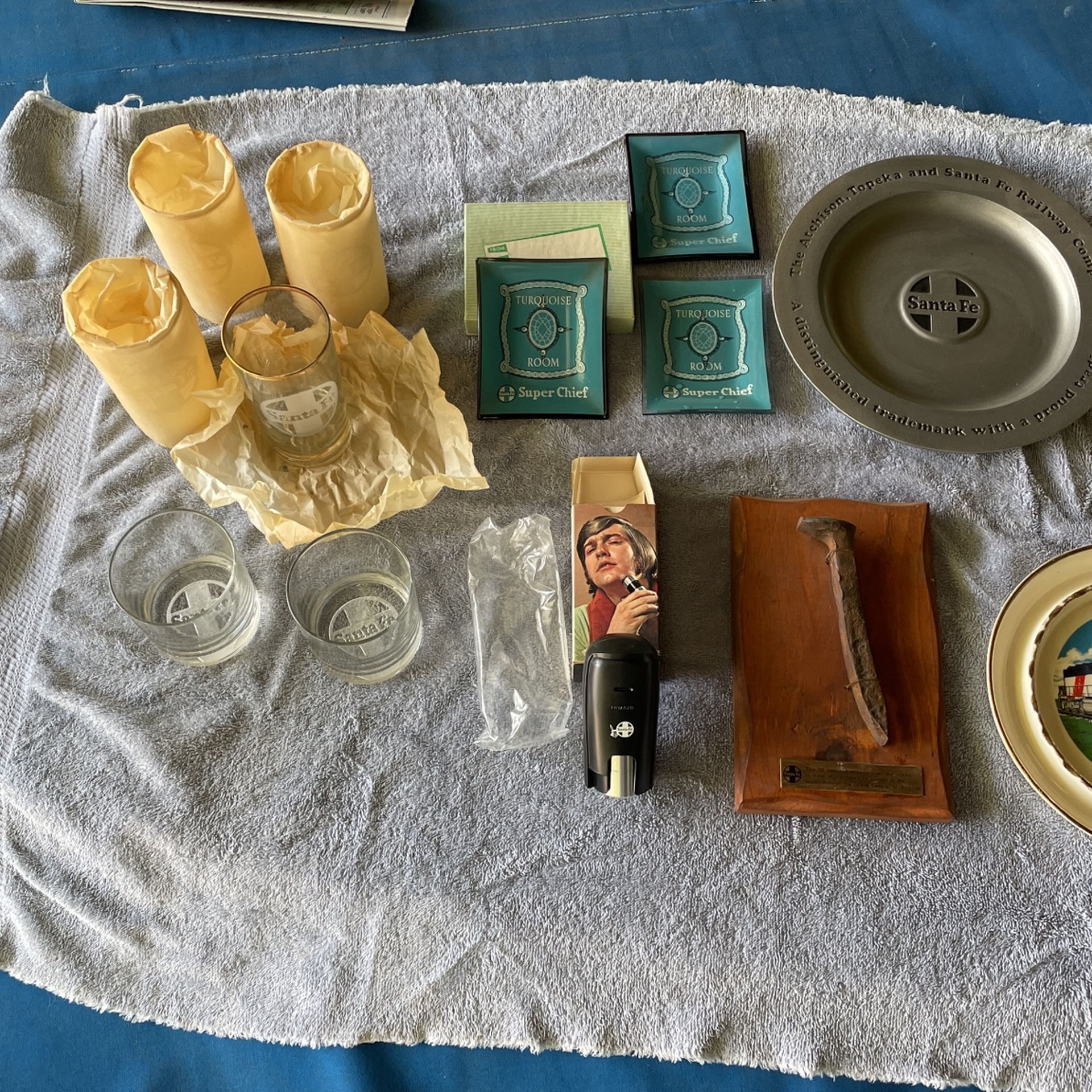 Santa Fe Railroad Memorabilia