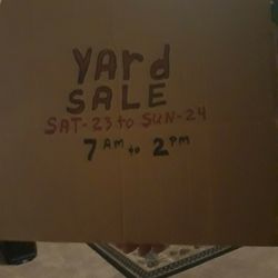 Yard Sale