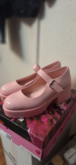KOI Tira Mary Jane Shoes. Pink  size UK9/US11. Brand New