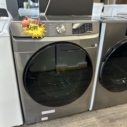 Samsung Front Load Washer (Take It Home In Payments/Llevalo A Casa En Pagos) Read Description