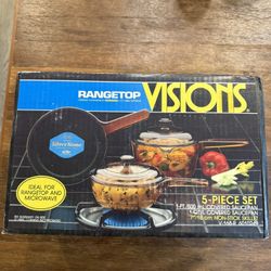 Visions Rangetop Pots With Lid And Skillet 
