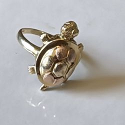 Turtle 14k Gold Ring