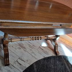 ANTIQUE DROP LEAF LIBRARY TABLE