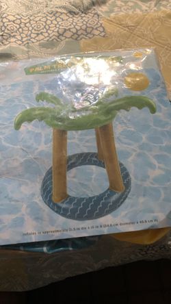 Inflatable Palm Tree Toss Game For Swimming Pool