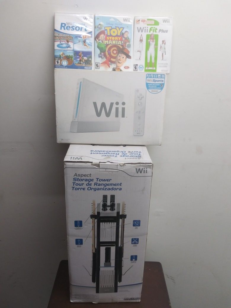 Wii Console And Tower Organizer