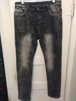 NEW  BLACK DESIGNER JEANS Sz XL