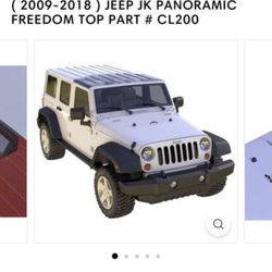 09-18 Jeep JK Panoramic Roof 