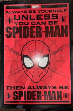Marvel Spider-Man Wall Art / Framed Sign
