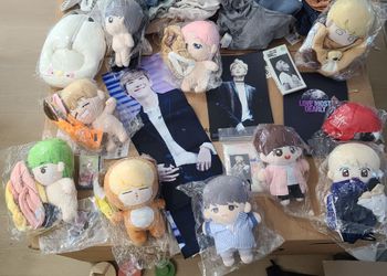 BTS Merch and Plushies