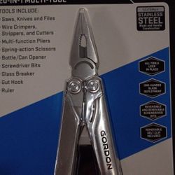 ***GORDON 20 IN 1 MULTI TOOL with CARRYING CASE****