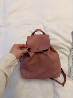Longchamp original leather backpack