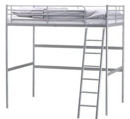 IKEA Full size loft bed metal frame