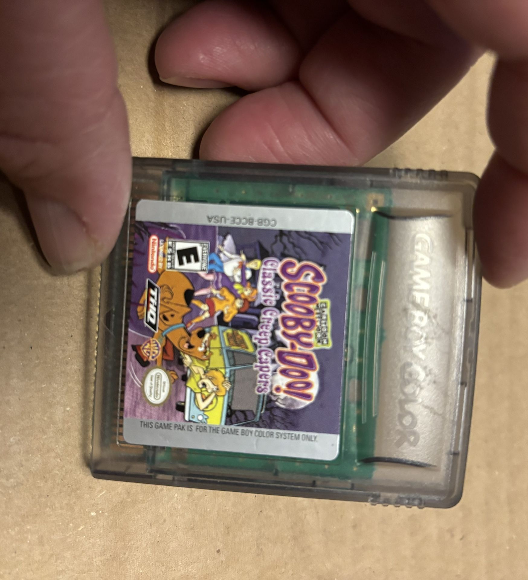 Scooby Doo Classic Creep Capers For Nintendo GameBoy Color