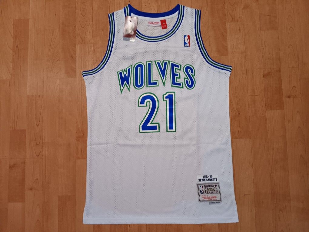 Kevin Garnett Minnesota Timberwolves White Jersey