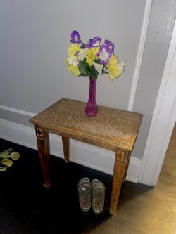 wooden night stand / corner table