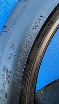 Set of 4 tire 245/45/20 Bfgoodrich g-Force Comp-2 A/S