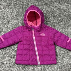 Infant THE NORTH FACE ‘Pink Nylon Hooded Jacket (3-6 M)