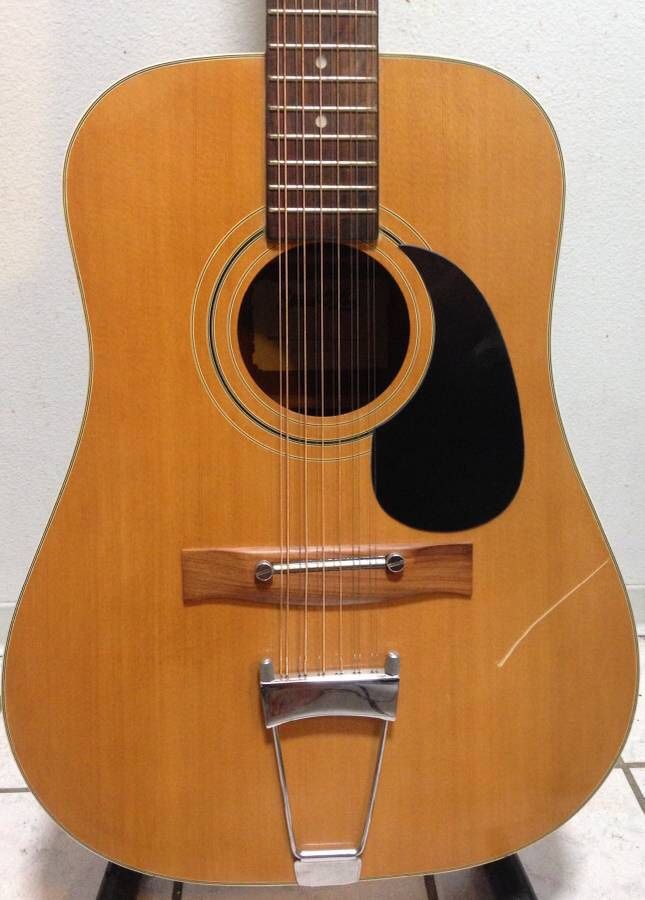 1970's Strad-o-Lin' OB71 12-String Acoustic Guitar Made in Korea