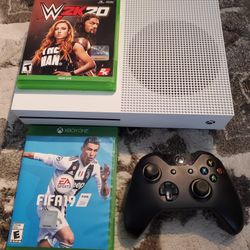 Xbox One S 4k 1tb 2 Games And Controller