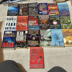 19 Suspense / Thriller / Horror Books 