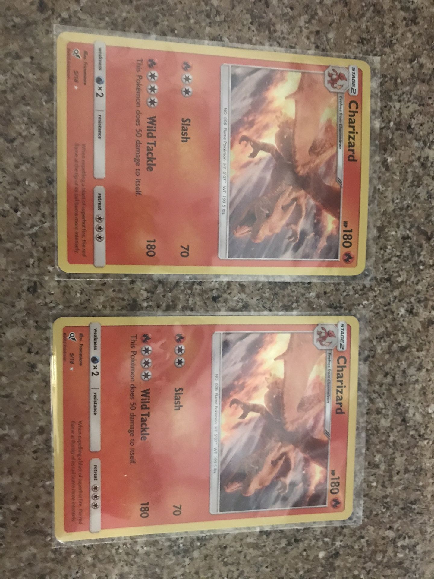 Charizard 5/18 M/NM Card