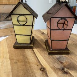 Set Of 2 Decorative Birdhouse Candle Holders Midwest Of Cannon Falls