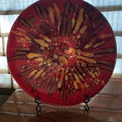 Art - Decorative Dish With Stand 