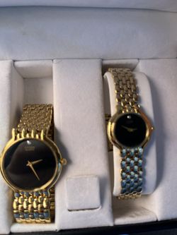 His & Hers Set of Luxurious Watches Reloj Para El Y Para Ella En Combinación